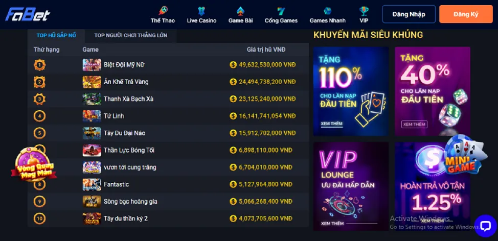 Keno và Vietlott online tại mwc77 login